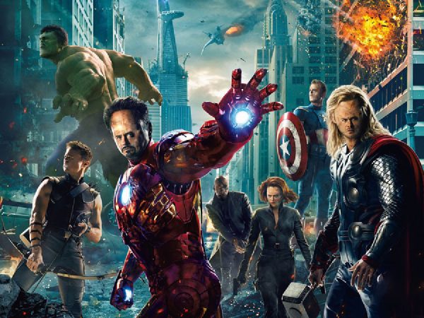 The Revenger-ers-ment-inator. Featuring (from right to left): Door, Shield Steve, Spiderwoman, Fluffy Nick, The Tin Man, The Blob and Bob With A Bow.