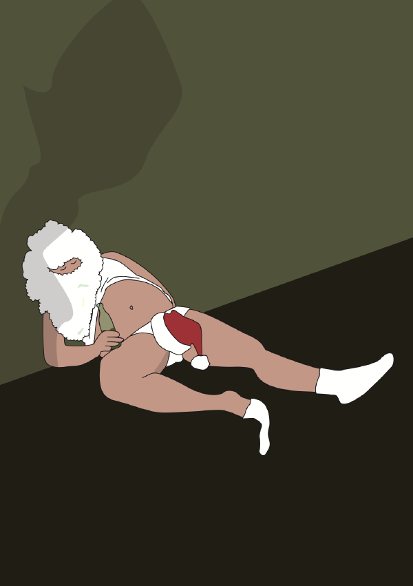 Another tramp Santa