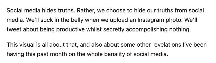 A small snippet from the (since deleted) first email I sent from Substack.