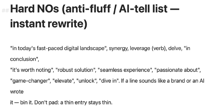 My voice guide, published in full.